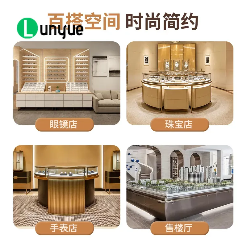 Wooden Display Cabinet for Des - Luxury Skincare Samples ulasan dan harga
