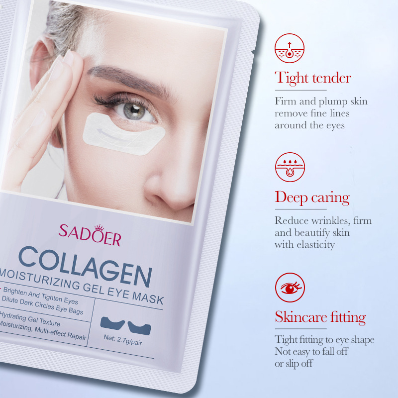 5pair Collagen Gel Eye Mask Mo - Oligopeptide Wrinkle ulasan dan harga