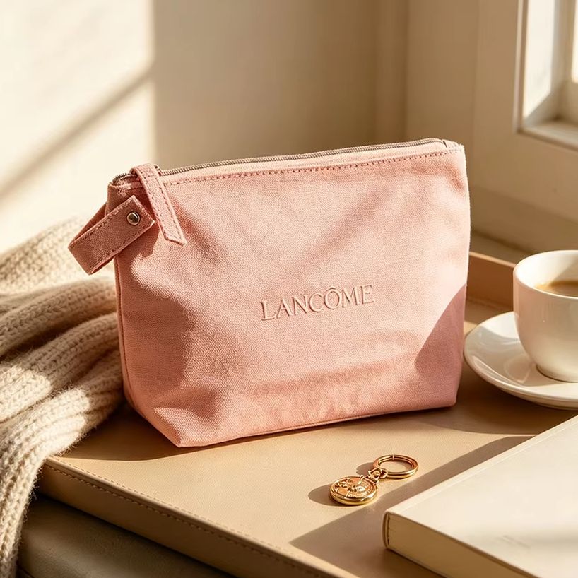 Lancome Grey Pink Canvas Embro - Luxury Skincare Samples ulasan dan harga