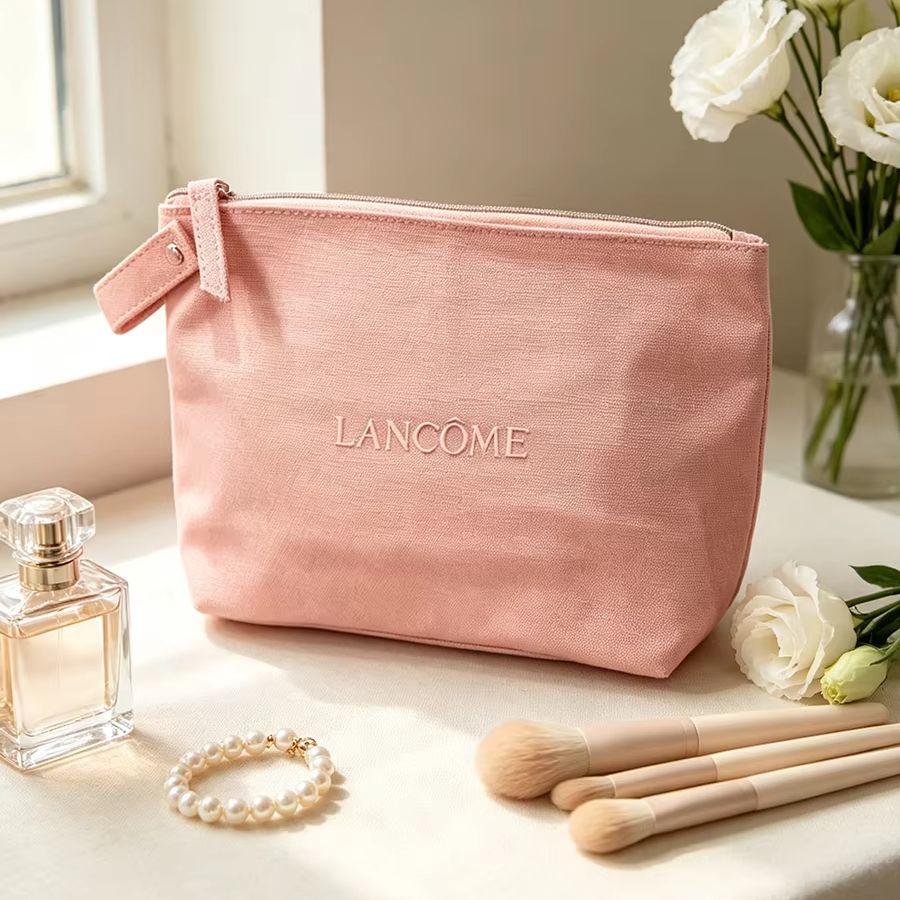 Lancome Grey Pink Canvas Embro - Luxury Skincare Samples ulasan dan harga