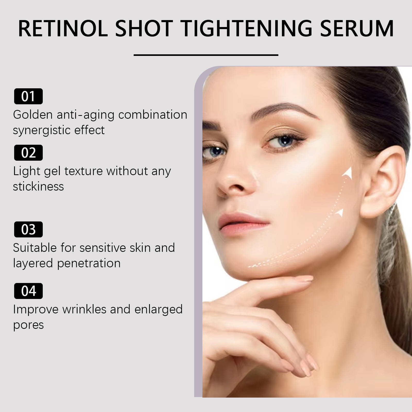 Retinol Tightening Serum Face  - Oligopeptide Wrinkle ulasan dan harga