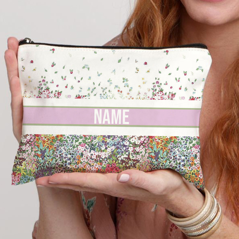 Custom Name Cosmetic Bag Trend - Luxury Skincare Samples ulasan dan harga