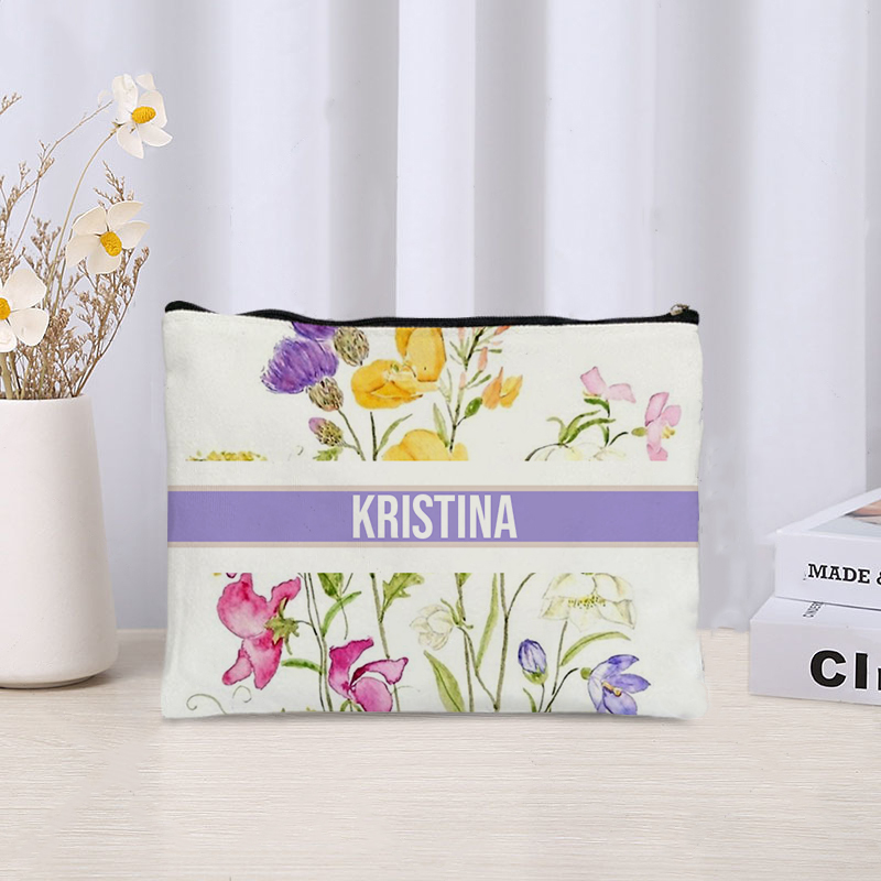 Custom Name Cosmetic Bag Trend - Luxury Skincare Samples ulasan dan harga
