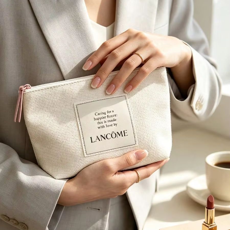 Lancome’s bag Cream White Text - Luxury Skincare Samples ulasan dan harga