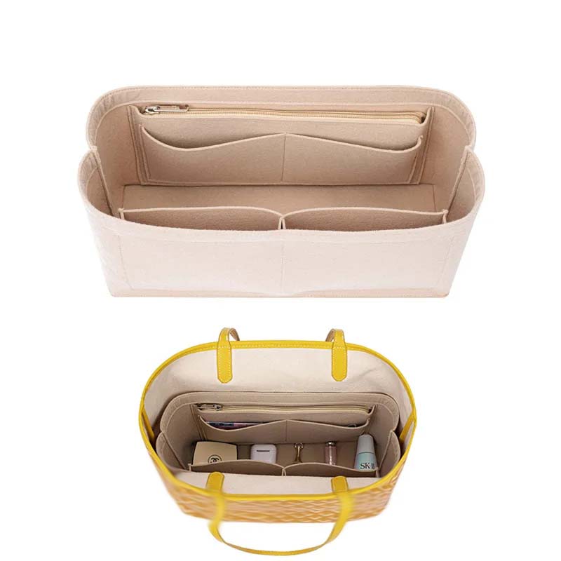 Felt Insert Bag Cosmetic Organ - Luxury Skincare Samples ulasan dan harga