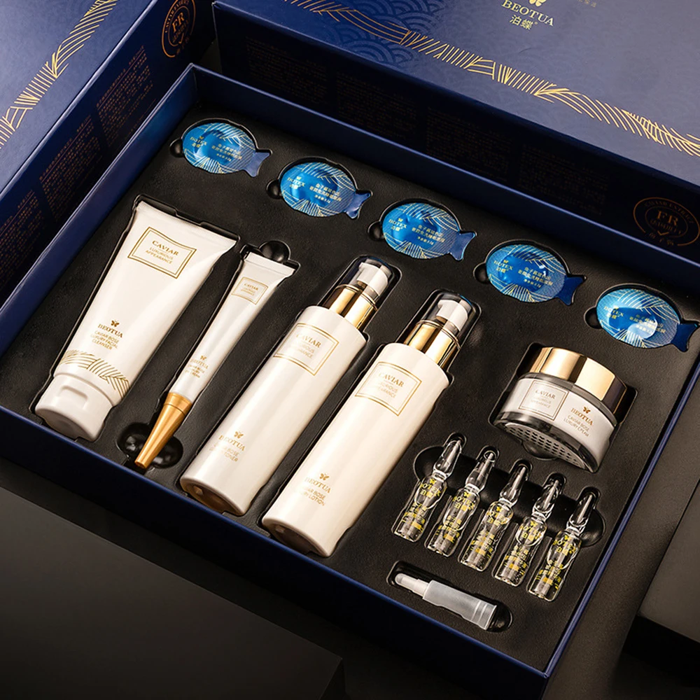 15PCS Caviar Skin Care Set Fac - Oligopeptide Wrinkle ulasan dan harga